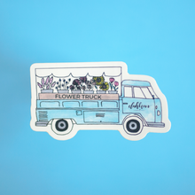 Load image into Gallery viewer, Dahlias Flower Truck Sticker
