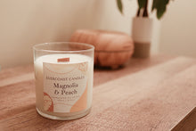 Load image into Gallery viewer, Magnolia &amp; Peach Candle by Evercoast Candles
