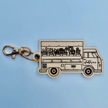 Load image into Gallery viewer, Dahlias Flower Truck Key Chain
